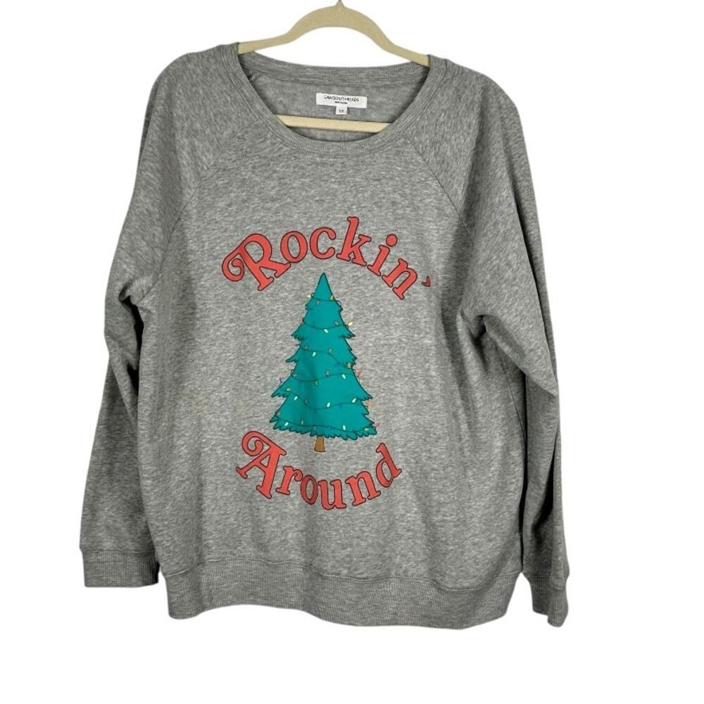 Grayson Threads Rockin’ Around the Christmas Tree Sweatshirt Size 1X